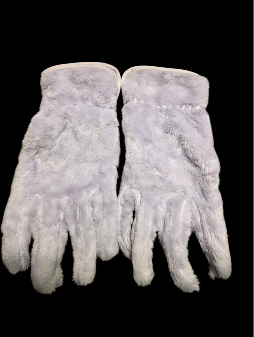 Women's "The North Face" Fuzzy Lavendar Fog Osito Etip Gloves-OSFA-NWOT